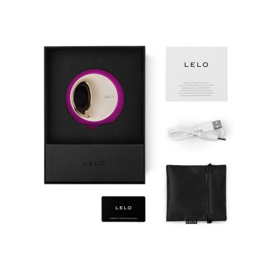 Κλειτοριδικός Δονητής Με Κινούμενη Μπίλια - Lelo Ora 3 Oral Sex Simulator Deep Rose Sex Toys 