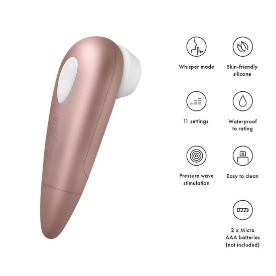 Παλμικός Κλειτοριδικός Δονητής - Satisfyer 1 Next Generation Clitoral Stimulator Sex Toys 
