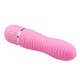 Mini Vibrator Ribbed Pink 11.5cm Sex Toys