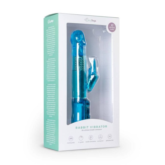 Δονητής Rabbit - Easytoys Blue Rabbit Vibrator 21.5 cm Sex Toys 