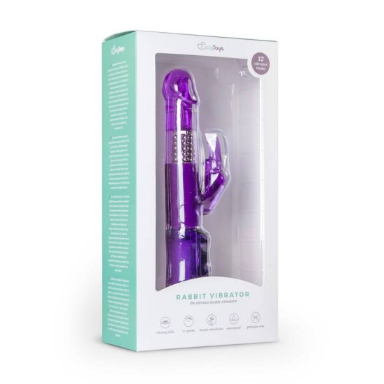 Easytoys Purple Rabbit Vibrator 21,5 cm Sex Toys