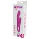 Δονητής Rabbit Σιλικόνης  - Naghi No43 Rechargeable Duo Vibrator 23cm Sex Toys 