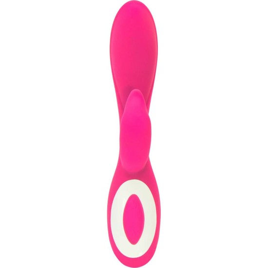 Επαναφορτιζόμενος Διπλός Δονητής - Wonderlust Harmony Rabbit Vibrator Pink Sex Toys 