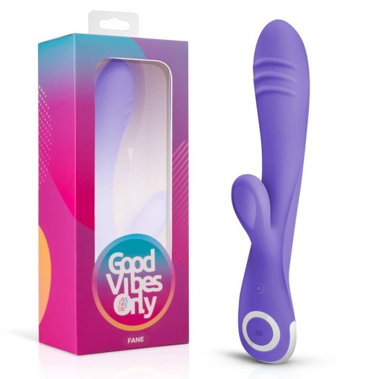 Επαναφορτιζόμενος Δονητής 10 Ταχυτήτων - Fane Rabbit Vibrator Purple Sex Toys 