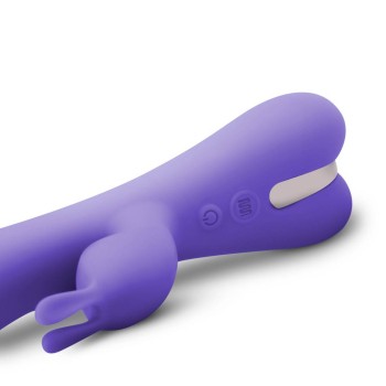 Επαναφορτιζόμενος Δονητής 10 Ταχυτήτων - Trix Rabbit Vibrator Purple