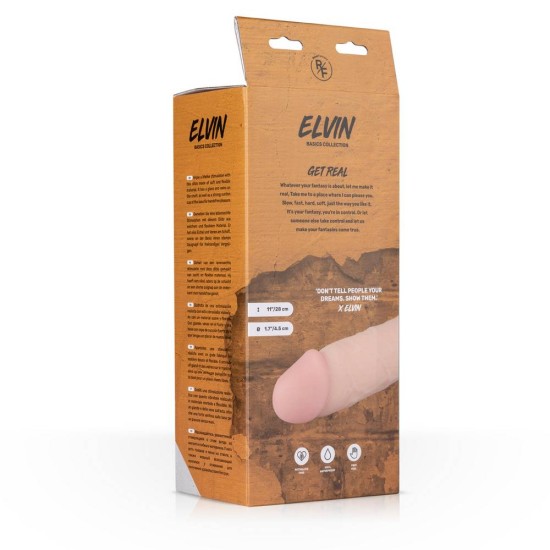 Επαναφορτιζόμενος Δονητής 10 Ταχυτήτων - Elvin Realistic Vibrator 28cm Sex Toys 