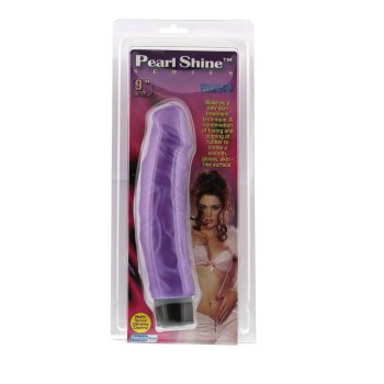 Μεγάλος Ρεαλιστικός Δονητής - Pearl Shine Vibrator Purple