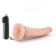 Ομοίωμα Πέους Με Δόνηση - Dr. Skin Vibrator With Suction Cup Vanilla 21.5cm Sex Toys 