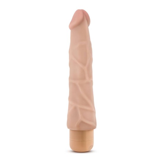 Ρεαλιστικό Ομοίωμα με Δόνηση - Dr. Skin Cock Vibe 1 Flesh 22.8cm Sex Toys 