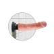 Ρεαλιστικός Δονητής Με Αποσπώμενη Βεντούζα - King Cock Vibrating Dildo Flesh 20cm Sex Toys 