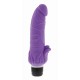 Ρεαλιστικός Δονητής Σιλικόνης - Purfect Silicone Classic Purple 18cm Sex Toys 
