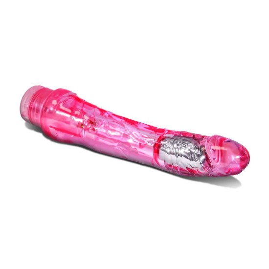 Ρεαλιστικός Jelly Δονητής - Naturally Yours Mambo Vibe Pink 23cm Sex Toys 