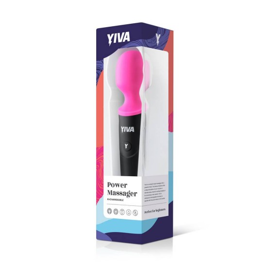 Επαναφορτιζόμενη Συσκευή Μασάζ - Yiva Power Massager Pink Sex Toys 