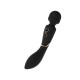 Επαναφορτιζόμενος Δονητής Μασάζ Σιλικόνης - Elite Celine Wand Vibrator Black 22.5cm Sex Toys 