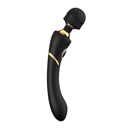 Πολυτελής Συσκευή Μασάζ Κλειτορίδας - Prestige Monica Wand Vibrator Black Sex Toys 
