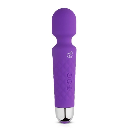 Συσκευή Μασάζ 18 Ταχυτήτων - EasyToys Mini Wand Vibrator Purple 20cm Sex Toys 