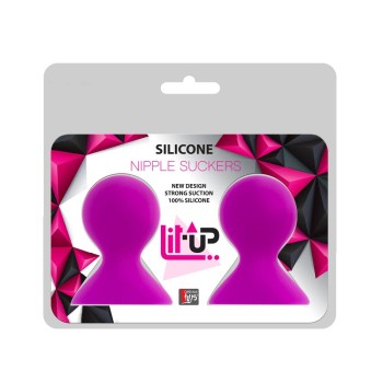 Αναρροφητές Θηλών - Lit Up Nipple Suckers Large Pink 7cm