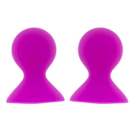 Αναρροφητές Θηλών - Lit Up Nipple Suckers Large Pink 7cm Sex Toys 