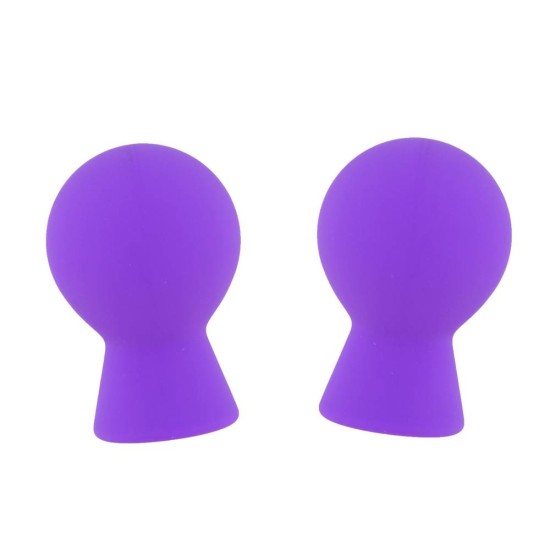Lit Up Nipple Suckers Small Purple 7cm Sex Toys