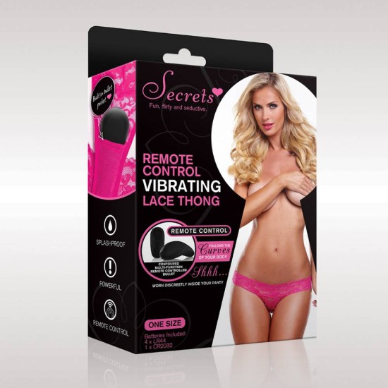 Εσώρουχο Με Ασύρματο Μίνι Δονητή - Vibrating Knickers With Remote Control Pink Sex Toys 
