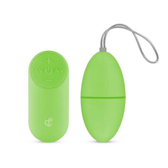 Ασύρματο Αυγό Με Δόνηση - Easytoys Remote Control Vibrating Egg Green 6cm Sex Toys 