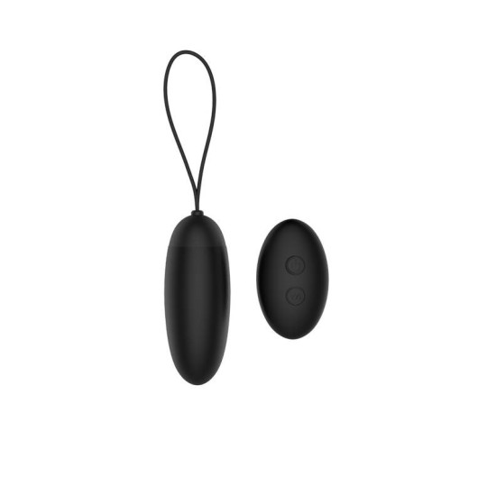 Ασύρματο Κολπικό Αυγό Με Δόνηση - Pleasure Eggs Remote Dusky Pleaser Black Sex Toys 