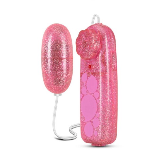 Δονούμενο Αυγό Με Χρυσόσκονη - Glitter Power Bullet Pink Sex Toys 