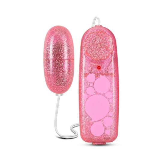 Δονούμενο Αυγό Με Χρυσόσκονη - Glitter Power Bullet Pink Sex Toys 