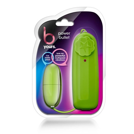 Κολπικό Αυγό Με Δόνηση - B Yours Power Bullet Lime 5,5cm Sex Toys 