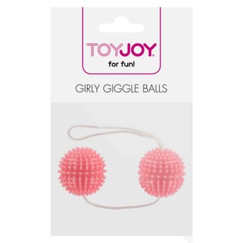 Κολπικές Μπάλες Με Κουκκίδες – Girly Giggle Love Balls Soft Pink