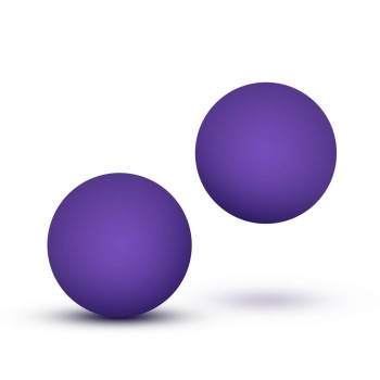 Κολπικές Μπάλες Kegel Με Βαρίδι - Luxe Double 0 Kegel Balls Purple 40grams