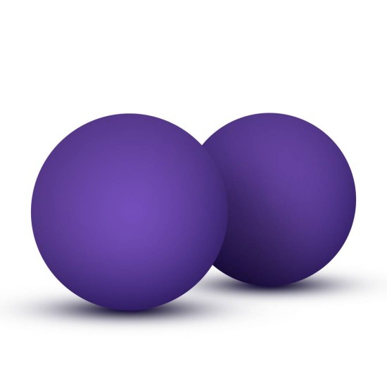 Κολπικές Μπάλες Kegel Με Βαρίδι - Luxe Double 0 Kegel Balls Purple 40grams Sex Toys 