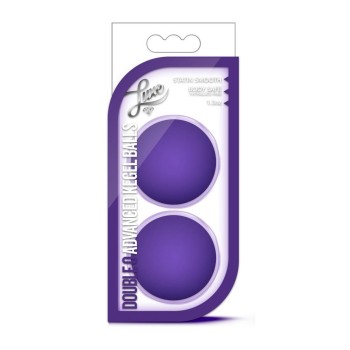 Κολπικές Μπάλες Kegel Με Βαρίδι - Luxe Double 0 Kegel Balls Purple 40grams
