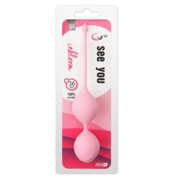 Κολπικές Μπάλες Kegel - See You In Bloom Duo Balls Pink 20cm