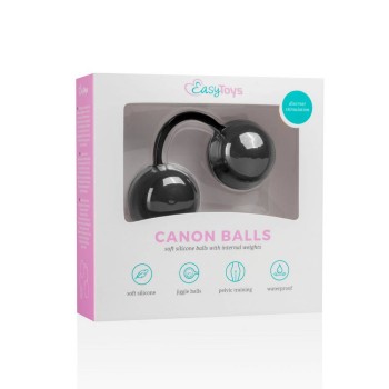 Love Balls With Counterweight Black 20cm