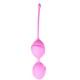 Κολπικές Μπάλες Σιλικόνης - Double Vagina Balls Pink 19cm Sex Toys 