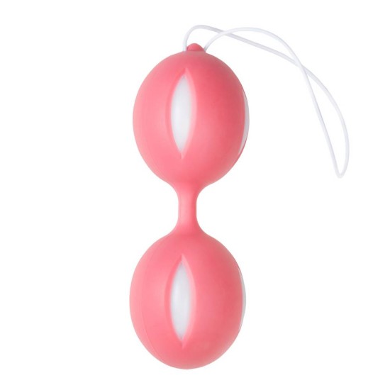 Μπάλες Με Βαρίδι - Wiggle Duo Kegel Ball Pink 19cm Sex Toys 