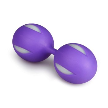 Μπάλες Με Βαρίδι - Wiggle Duo Kegel Ball Purple 19cm