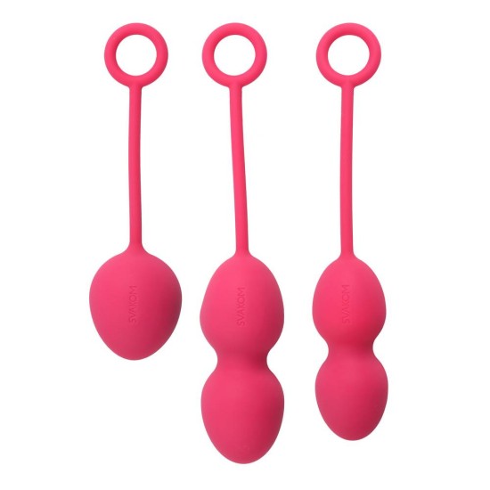 Σετ Κολπικές Μπάλες - Svakom Nova Kegel Balls Plum Red Sex Toys 