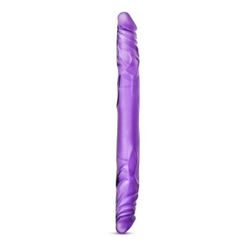 Διπλό Jelly Ομοίωμα Πέους - B Yours Double Dildo Purple 35cm