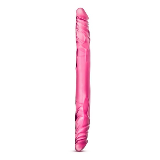 Διπλό Jelly Ομοίωμα Πέους - B Yours Double Dildo Pink 35cm Sex Toys 