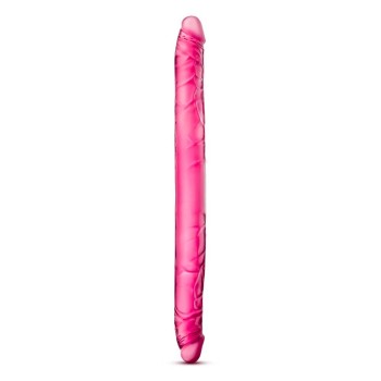 Διπλό Jelly Ομοίωμα Πέους - B Yours Double Dildo Pink 41cm