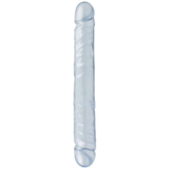 Διπλό Jelly Ομοίωμα Πέους - Crystal Jellies Double Dildo Clear 30,5cm Sex Toys 