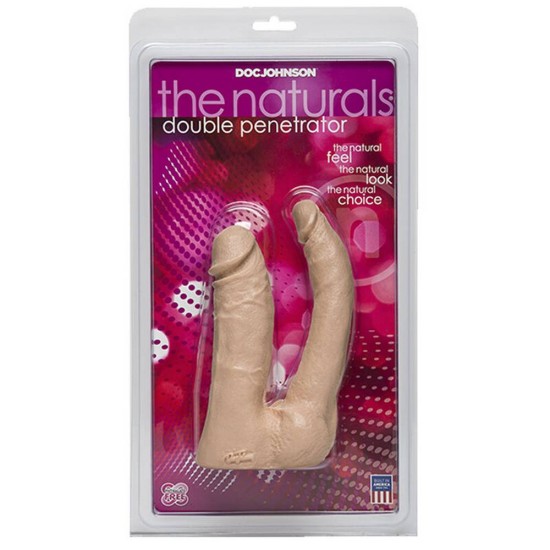 Natural Double Penetrator Flesh 15cm Sex Toys