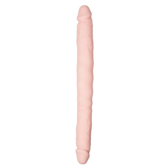 Διπλό Ομοίωμα Πέους Σιλικόνης - Realistic Double Ended Dildo Flesh 30cm Sex Toys 