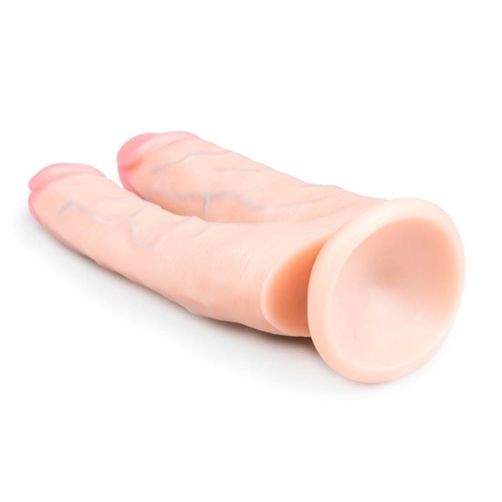 Ομοίωμα Πέους Διπλής Διείσδυσης - Double Dildo Flesh 18cm Sex Toys 