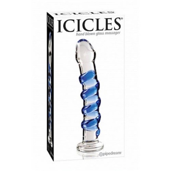 Γυάλινο Ομοίωμα - Icicles No 5 18cm Sex Toys 