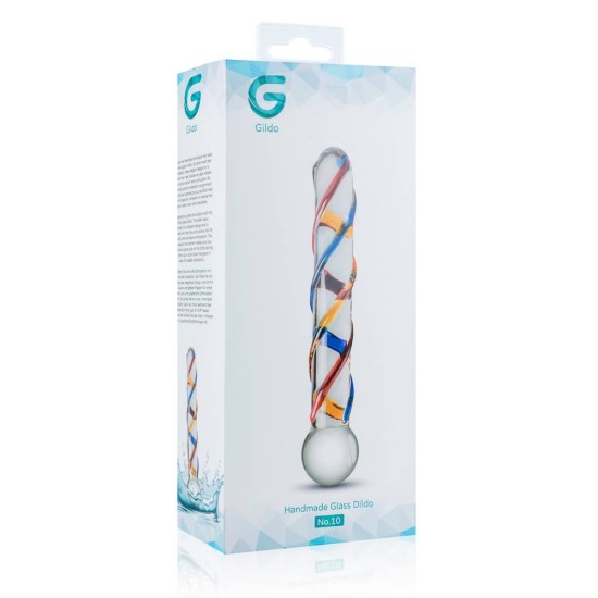 Πολύχρωμο Γυάλινο Ομοίωμα - Glass Dildo No. 10 Sex Toys 