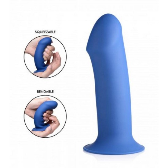 Εύκαμπτο Ομοίωμα Με Βεντούζα - Thick Flexible Dildo 17.5 cm Sex Toys 