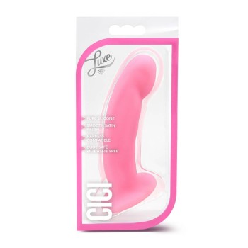 Εύκαμπτο Ομοίωμα Σιλικόνης Για Στραπον - Luxe Cici Dildo Pink 16.5cm